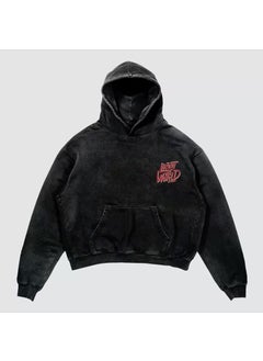 New Hiphop Green Zip Hoodie Men Urban Harajuku Anime Print Long Sleeve 33 Black Washed Old Hoodie