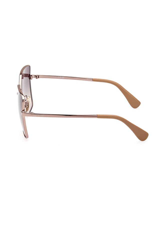 MaxMara Butterfly Sunglasses For Women - Shiny Dark Bronze - Image 2