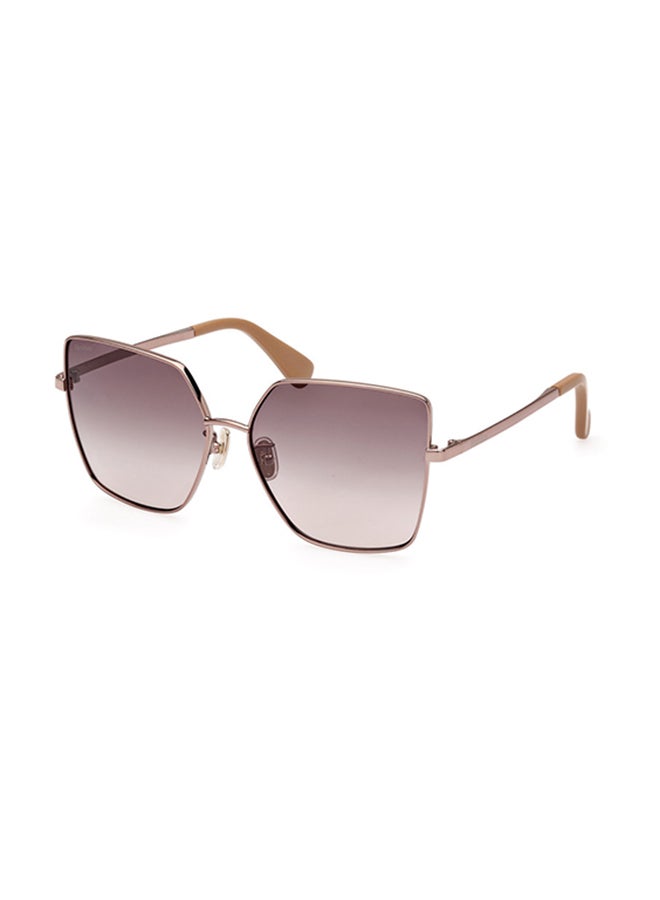 MaxMara Butterfly Sunglasses For Women - Shiny Dark Bronze - Image 1