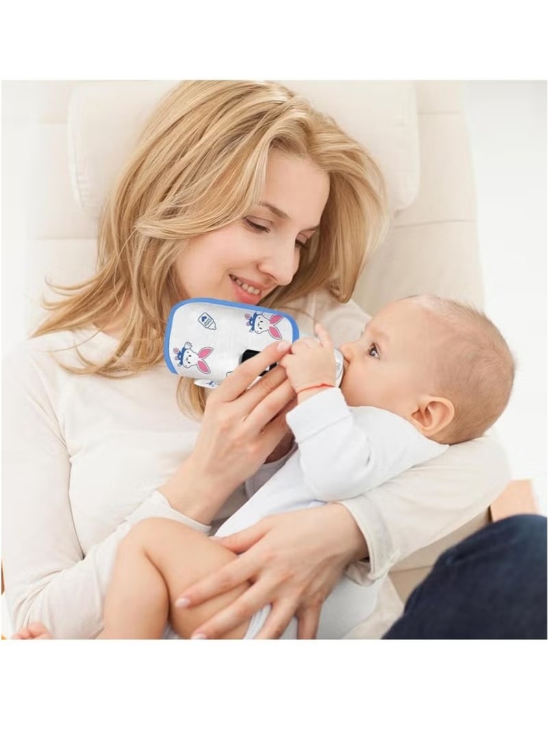 Gonice Baby Bottle Warmer, Baby Bottle Insulation Cover Bottle Warmer with 18W Quick Charge, Portable Bottle Warmer Adjustable Milk Warmer with Temperature Control,For Night Feeding - Image 3