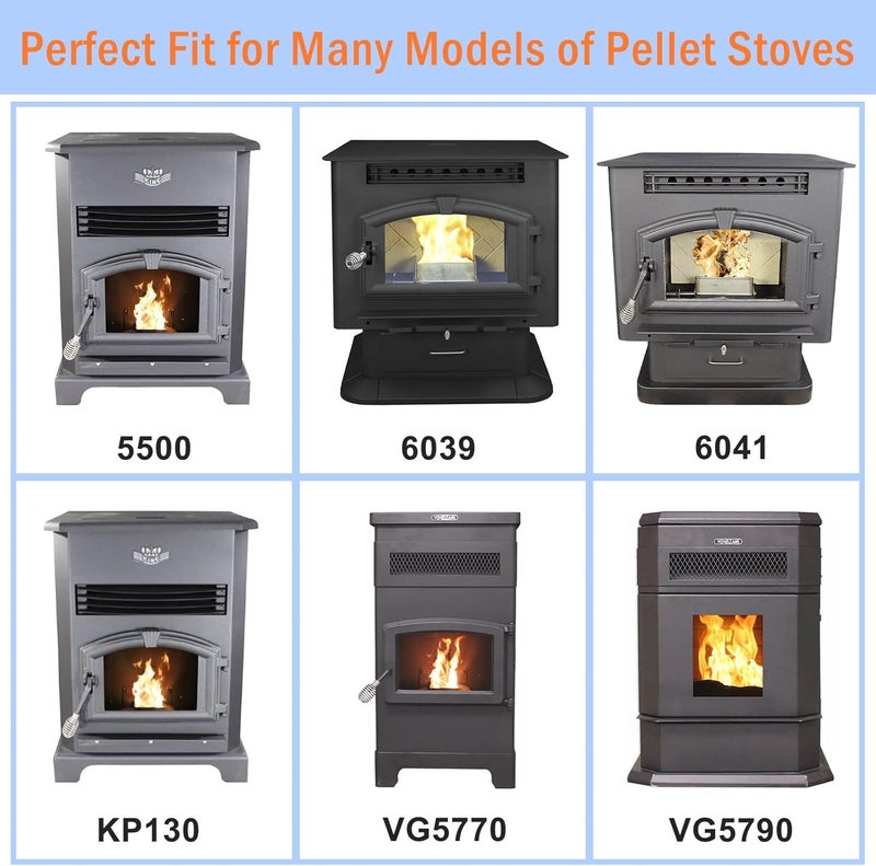 Criditpid Replacement 80488 Auger Motor for Vogelzang VG5790 VG5770, US Stove American Harvest 6039 6041, King KP130, 5502M Pellet Stoves, 1 RPM Counter Clockwise Auger Motor. - Image 2