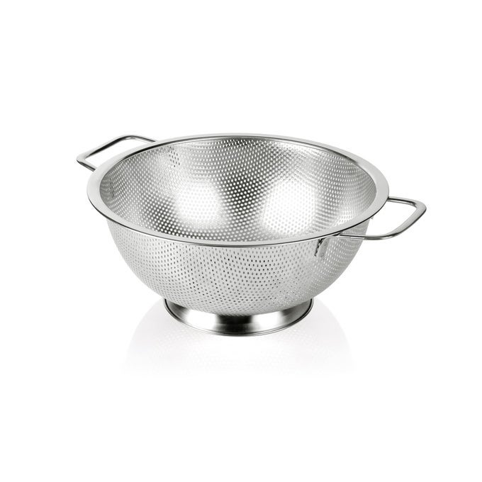 COLANDER STAINLESS STEEL 3QUART STRAINER FOR KITCHEN FOOD DISHWASHER SAFE