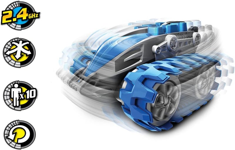 NIKKO RC Nano Trax - Blue, Remote Control Car, Ready to Spin-Climb-Conquer, 360-Degree Spin, 6 Years+ - Image 2