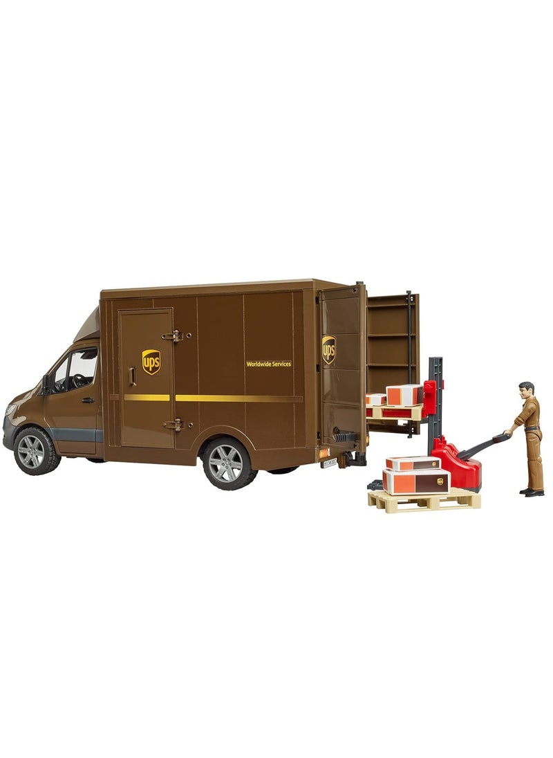 Bruder Bruder MB Sprinter Ups Truck with Driver  - Image 5