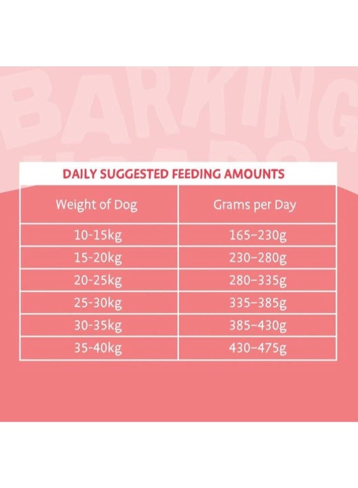 Barking Heads Complete Dry Dog Food - Adult All Hounder Hair Necessities Salmon - Natural Grain Free Hypoallergenic for Skin & Coat 2 KG ( PACK OF 3 )- Vet Approved - Image 4