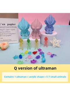 Children's Archaeological Digging Treasure Toys Animal Soap Scraping Soap Blind Box Gem Digging And Digging Music Wholesale-color:Ultraman Connotation 1 Acrylic Shape + 5-7 Small Animals
