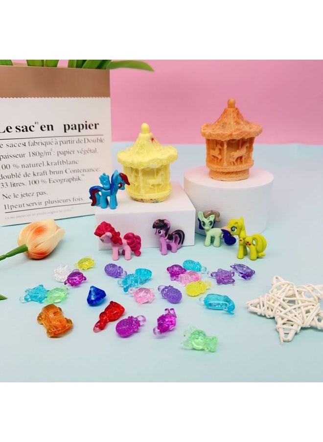 Generic - Children's Archaeological Digging Treasure Toys Animal Soap Scraping Soap Blind Box Gem Digging And Digging Music Wholesale-color:Ultraman Connotation 1 Acrylic Shape + 5-7 Small Animals - Image 1