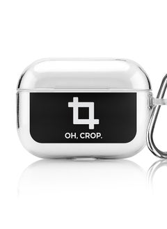 Stylizedd Classic Clear printed Case for Apple AirPods Pro 2nd Generation Thin Transparent Cover [Designed for Apple AirPods Pro 2nd Generation] - Oh Crop  - Image 1