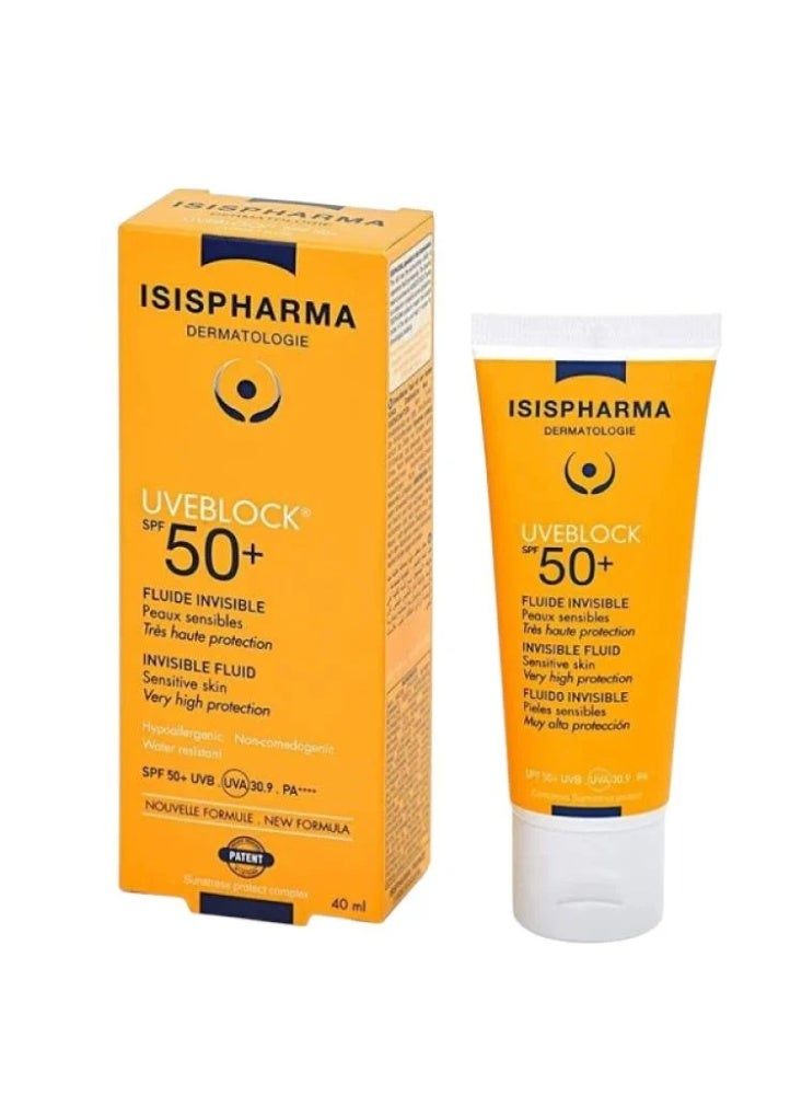 ISIS PHARMA Uveblock Invisible Fluid SPF50+ - 40 ml - Image 3
