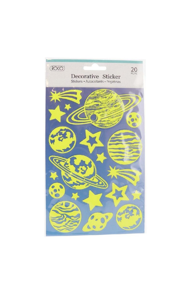 ROCO Stickers Moon Stars