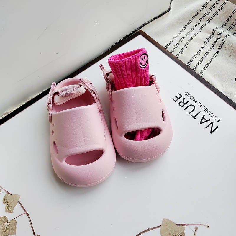 Children'S Sandals Men And Women'S Children Wading Baotou Waterproof Hole Beach Shoes Sports Outdoor Slippers - Image 1