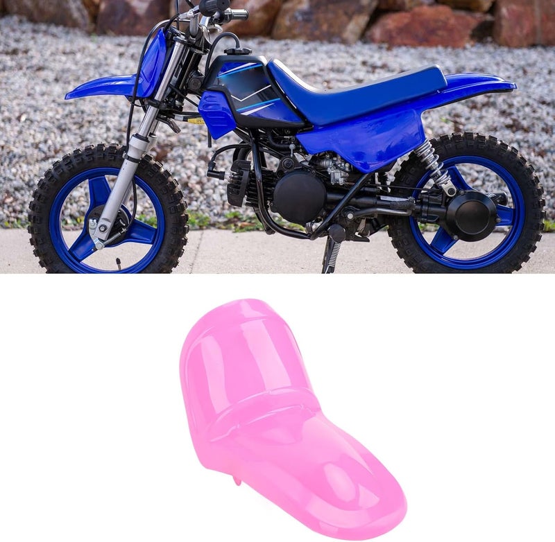 Generic Motorcycle Front Mudguard Plastics, ABS Shockproof Motorcycle Front Mud Flap Guard, Easy Installation for PW50 PY50 Y Zinger 1998 to 2024 (Rosy) - Image 2