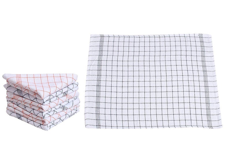 HSR Collection Cotton Multipurpose Kitchen Napkins, (18X18 Inches, Multicolour) - Pack of 12 - Image 2