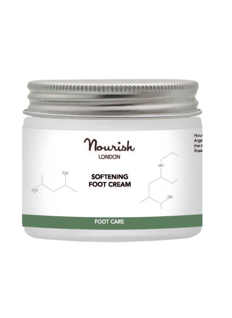 Nourish London Softening Foot cream (Argan/Tea Tree/Peppermint/Rosemary) 