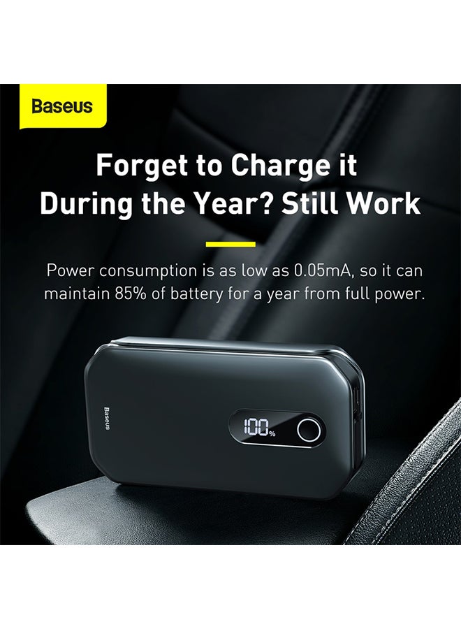 Baseus Super Energy Pro Car Jump Starter 6.0L Gasoline and 3.5L Diesel 12V Portable Power Pack Automotive Battery Booster Charger with USB Port Smart Jumper - Image 5