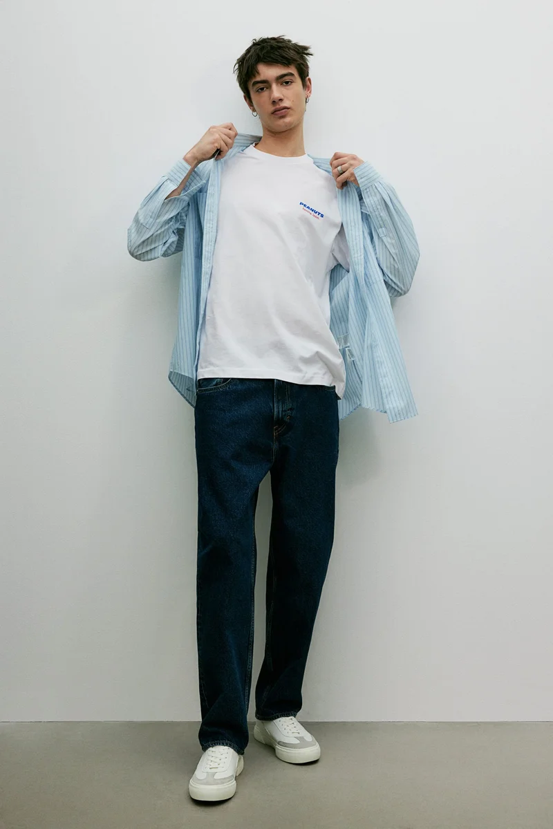 اتش اند ام Loose Fit Printed T-shirt