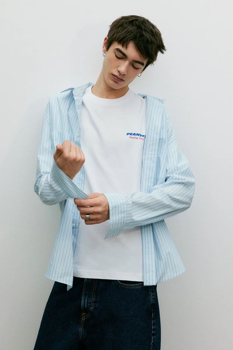H&M Loose Fit Printed T-shirt