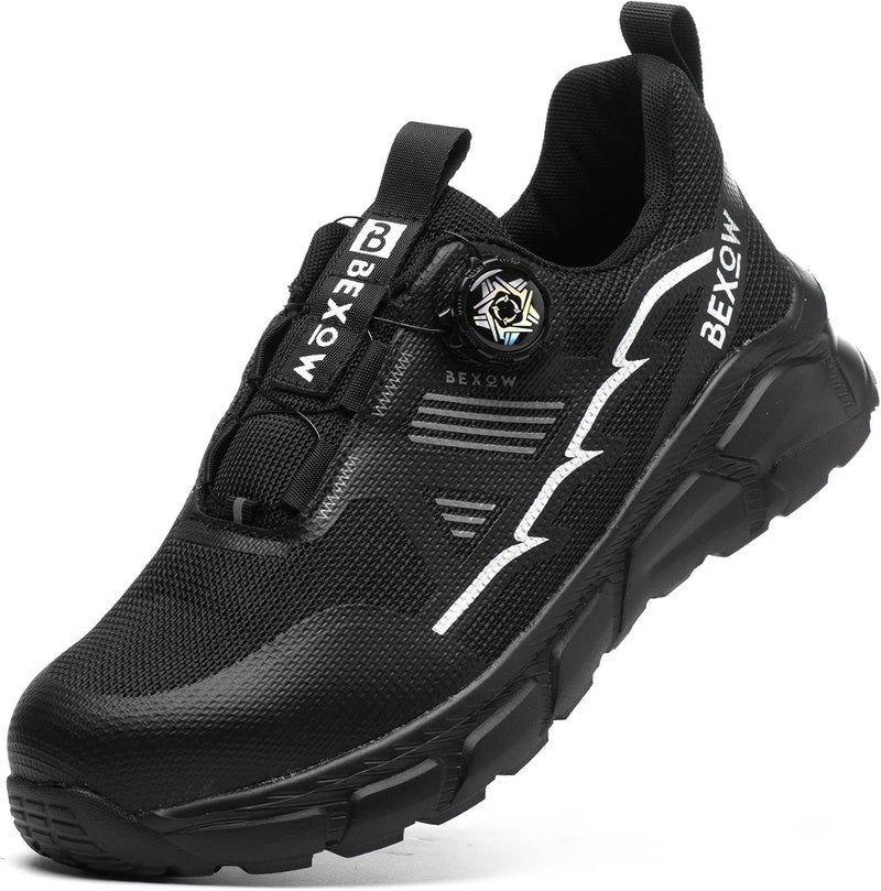 Bexow Premium Safety Shoes Steel Toe Lightweight Work Sneakers Industrial Footwear for Men and Women - Image 1