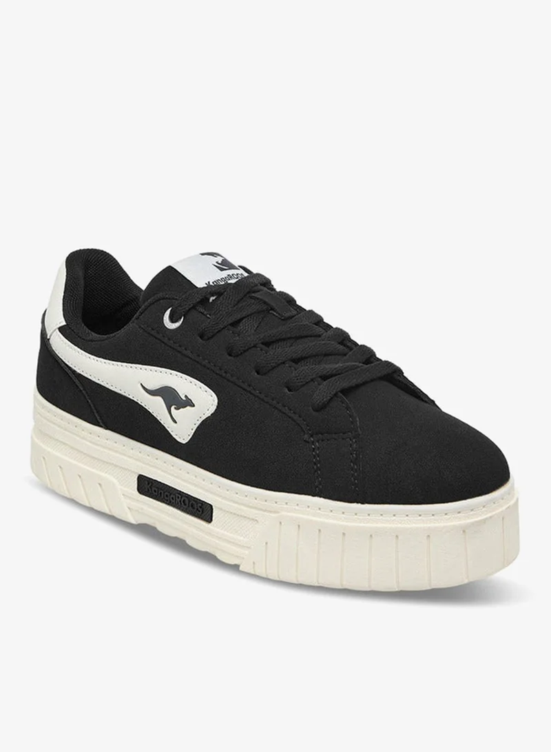 kangaROOS Women's Colourblock Sports Shoes with Lace-Up Closure