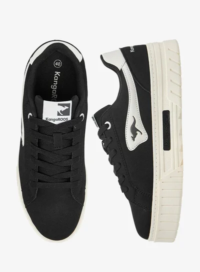 kangaROOS Women's Colourblock Sports Shoes with Lace-Up Closure