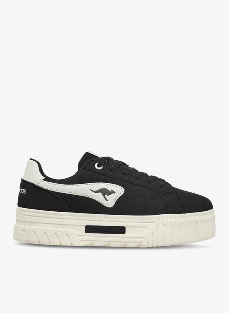 kangaROOS Women's Colourblock Sports Shoes with Lace-Up Closure
