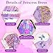 Meland Princess Dresses for Girls Light Up Princess Costume for Little Girl Halloween Costumes Gift for Toddler Age 310S 34 Years - Image 4