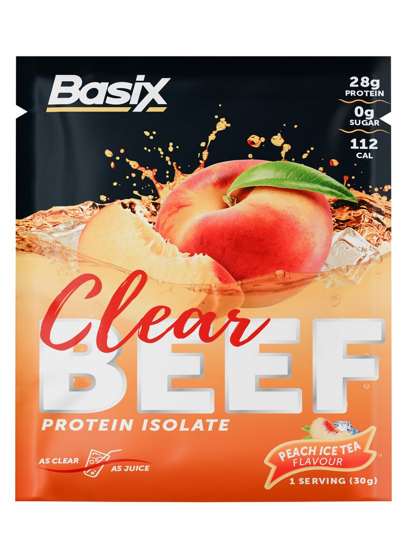 Basix Clear Beef Iso Peach Ice Tea 30g sachet