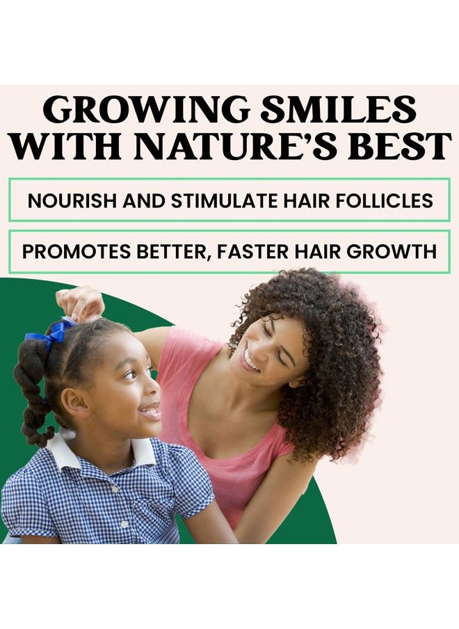 J'Organic Solutions - Natural Kid's Hair Growth Stimulator (Hair Grease) with Lanolin, Sweet Almond Oil, and Castor Oil for Soft, Shiny Hair - Image 1