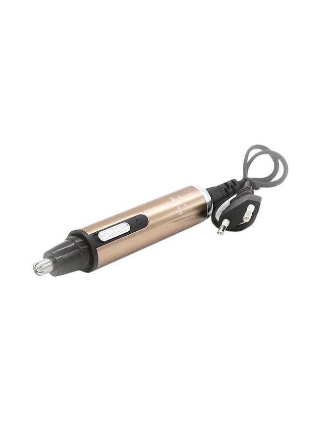 Kemei Rechargeable Nose Trimmer Nostril Cleaner Gold/Black - Image 3