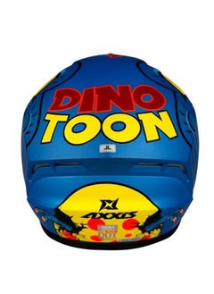 AXXIS AXXIS FF112D DRAKEN S DINOTOON C7 Full-Face Helmet - Matte Blue  - Image 4