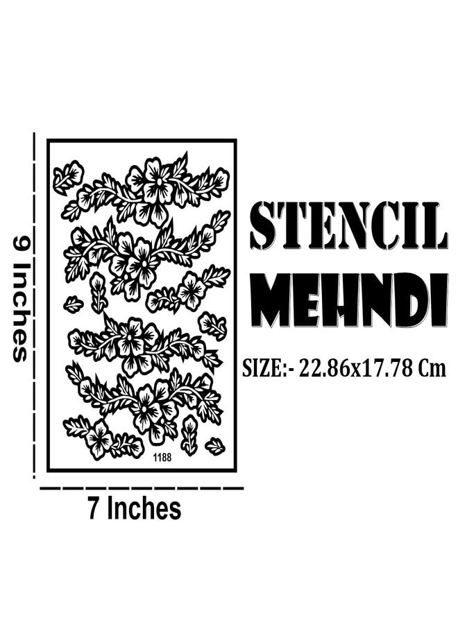 ORDERSHOCK Beautyful Finger Mehndi Stencil Sticker For Pretty Finger Look - Image 3