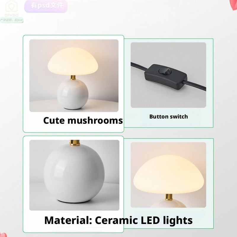 Creative Mushroom LED Desk Lamp - Image 3