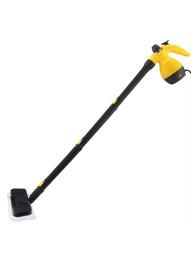 دينكس منظف بخار محمول باليد DENX DX2911 – بقدرة 1200 واط وضغط بخار عالي 300 كيلوباسكال – خزان مياه 350 مل – بخار بدرجة حرارة 120°C للتنظيف والتعقيم العميق – جهاز تنظيف بالبخار متعدد الوظائف 14 في 1 للأسطح والمطابخ والسيارات - Image 2