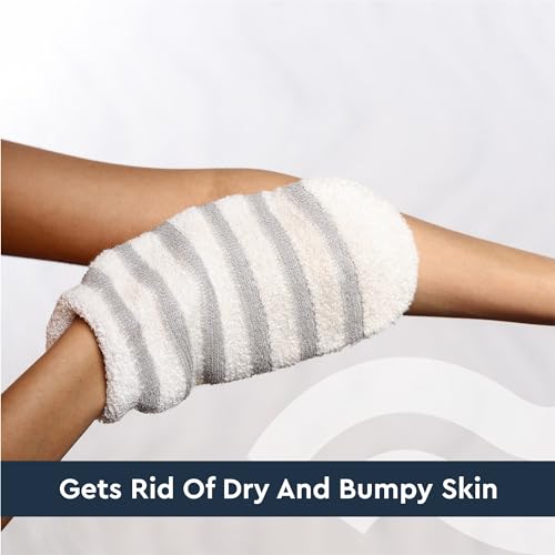 GUBB Bath Mitt Glove for Dead Skin Removal | Exfoliating Bath Mitten with Loofah | Shower Scrubber Glove for Body Exfoliation,Scrub Gloves,Blackheads,Tan Removal,Dead Skin Cells,Promote Blood Circulation,Bath Brush for Dead Skin |Easy to Use - Image 5