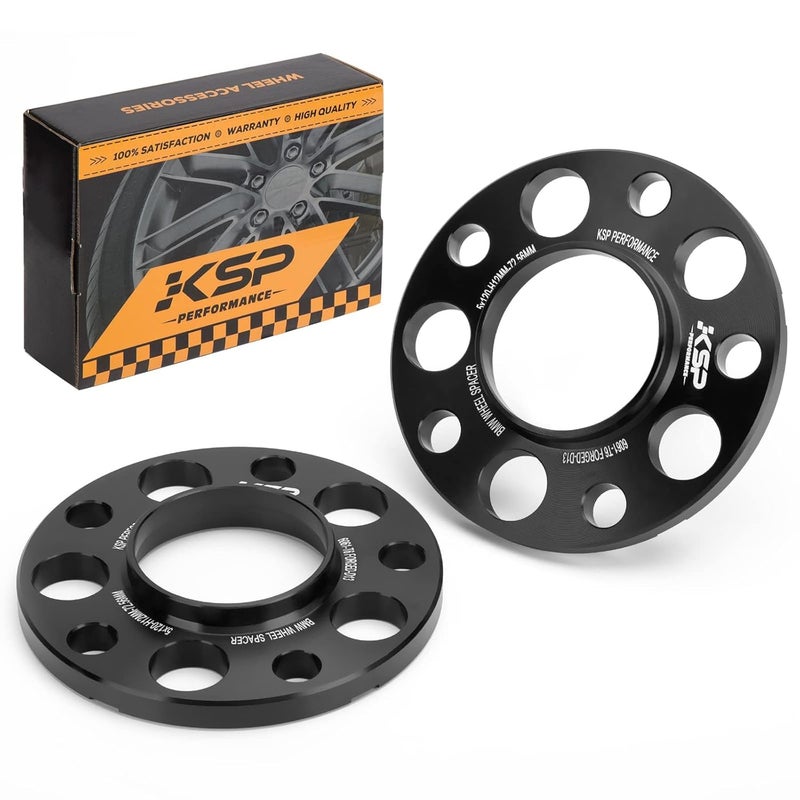 KSP PERFORMANCE KSP 5X120mm Wheel Spacers,12.7mm Hubcentric Forged Tuning Spacer for E36 E46 E90 E92 E60,2pc 1/2"(12.7mm) Aluminum Adapters, 72.56mm Hub Bore for 318i 323i 325i 328i 330i 335i 525i 545i No Lug Bolts - Image 1