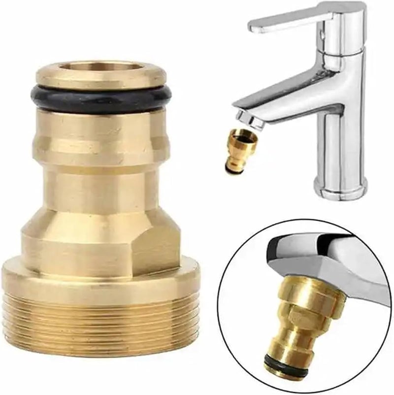 M22 محول نحاسي محول خيط عالمي مانع للتسرب صنبور تركيب 1 قطعة - Image 3