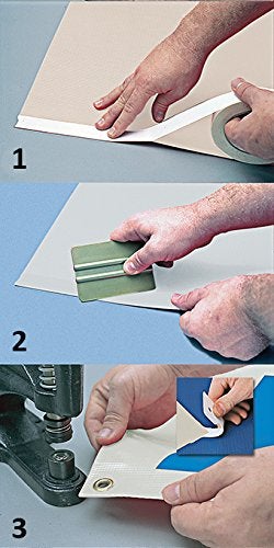 AJ Sign World (1-Pack 1" Heavy Duty Banner Hem Double Sided Permanent Tape (1-Inch x 164-Feet/54.5 Yards) - Image 3