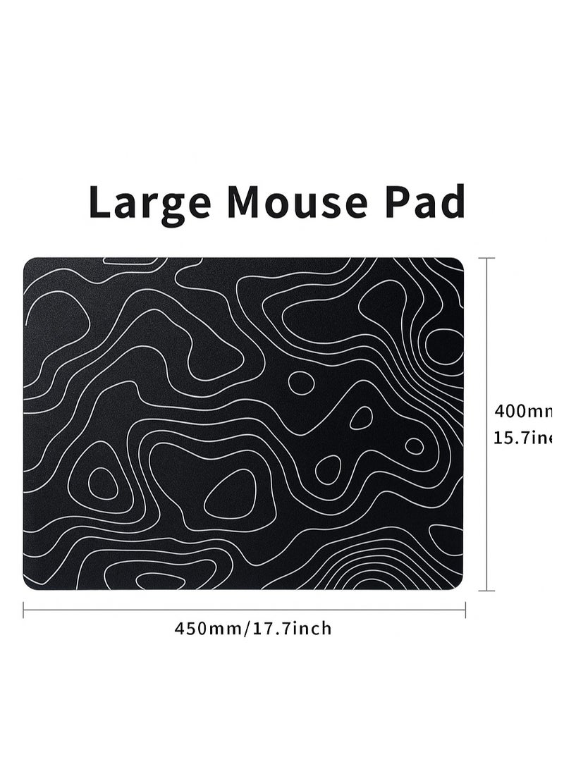 GAMETEN Glass Gaming Mouse Pad – 40×45 cm Large Hard Surface | Water & Scratch Resistant | Ultra-Smooth Glide | Easy to Clean | Professional Gaming Desk Mat - Image 4