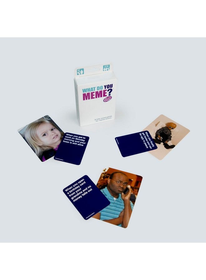 WHAT DO YOU MEME? On The Go! for Ages 13+, 3-8 Players, Travel Edition of The Game - Image 2