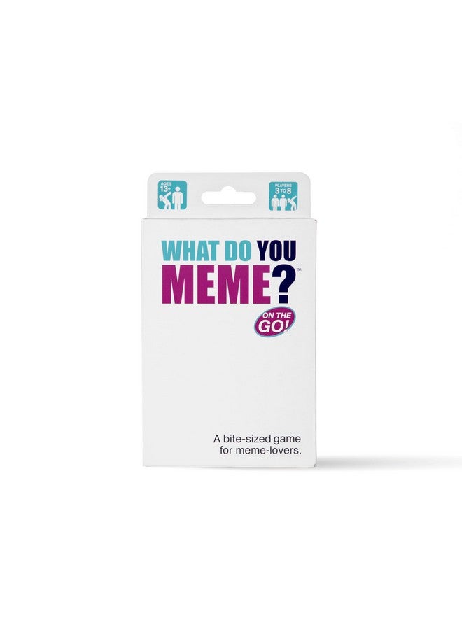 WHAT DO YOU MEME? On The Go! for Ages 13+, 3-8 Players, Travel Edition of The Game - Image 1