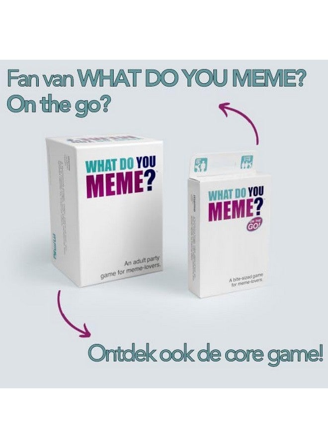 WHAT DO YOU MEME? On The Go! for Ages 13+, 3-8 Players, Travel Edition of The Game - Image 3