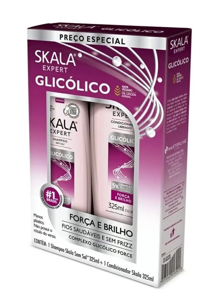 Scala 2-Piece Skala Expert Glicolico Shampoo 325 ml & 1 Conditioner 200 ml - Image 2