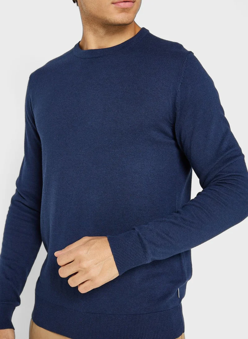 JACK & JONES  Essential Crew Neck Sweatshirt for Men | Best Price UAE