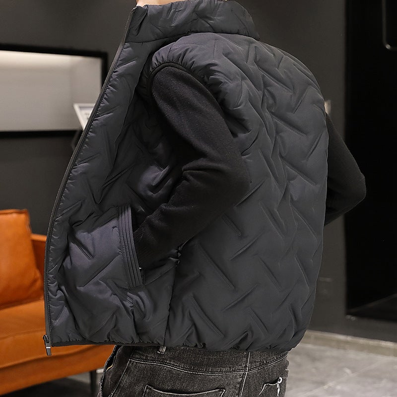 New Men'S Leisure Vest Cotton Vest Down Cotton A Generation Of Hair - Image 4