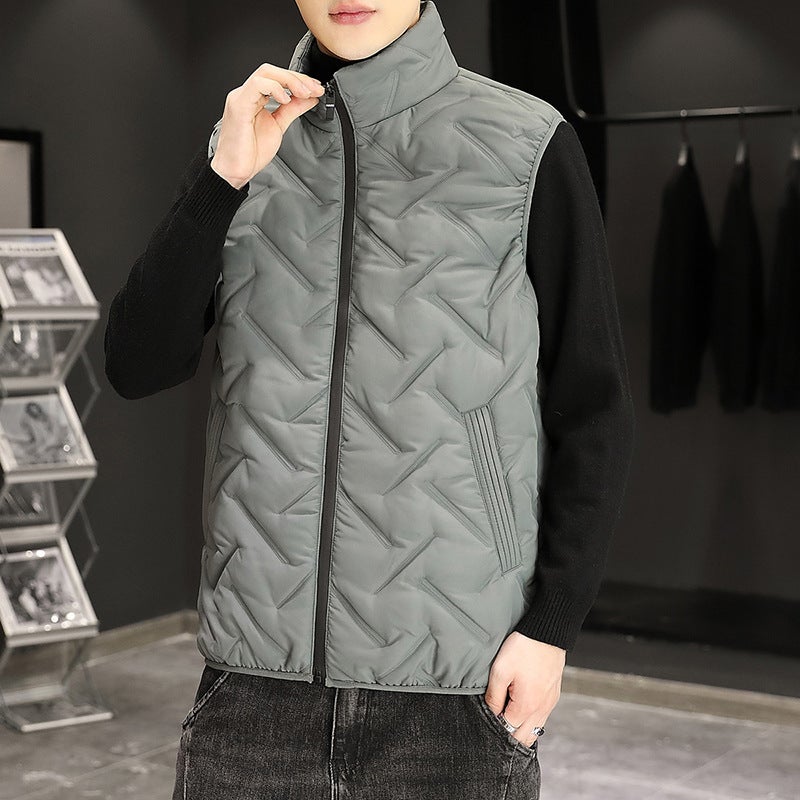 New Men'S Leisure Vest Cotton Vest Down Cotton A Generation Of Hair - Image 2