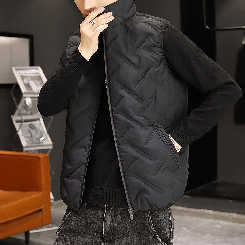 New Men'S Leisure Vest Cotton Vest Down Cotton A Generation Of Hair - Image 1