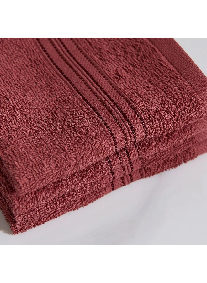 Home Box Essential Carded 4-Piece Face Towel Set - 30x30 cm