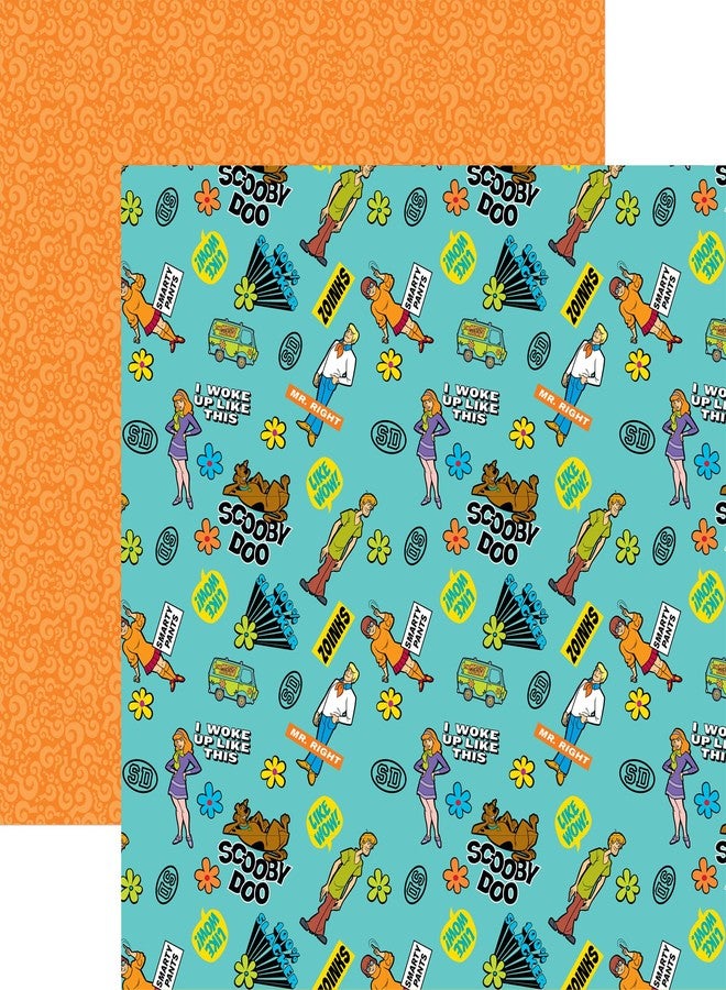 Paper House Productions Scooby Doo 12" x 12" 9-Sheet Decorative Double Sided Paper Pack for Scrapbooking and Crafts - Image 5
