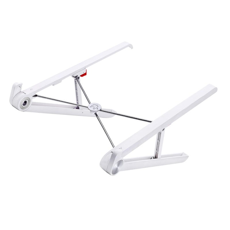 Aluminum Alloy Portable Foldable Laptop Cooling Stand Adjustable Ergonomic Holder for 13 to 17 Inch Notebooks - Image 2