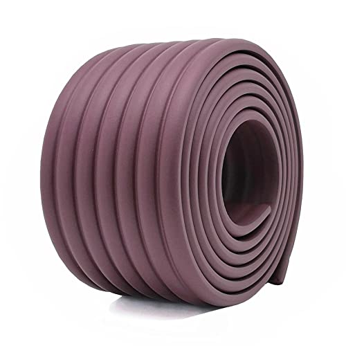 M2cbridge Multifunctional Edge and Corner Guard Coverage Baby Safety Bumper DIY 6.5 Ft (Brown) - Image 1